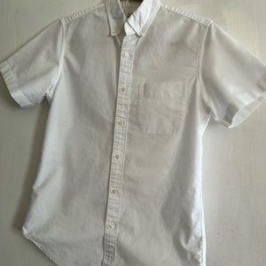 J Crew classic Oxford white dress shirt in XS.